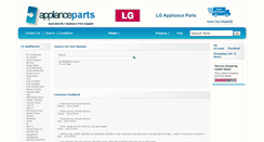 Desktop Screenshot of lgspares.bigwarehouse.com.au